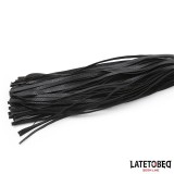 Gepolsterte Peitsche Schwarz 48,5 cm von Latetobed BDSM Line | Fesselliebe.de