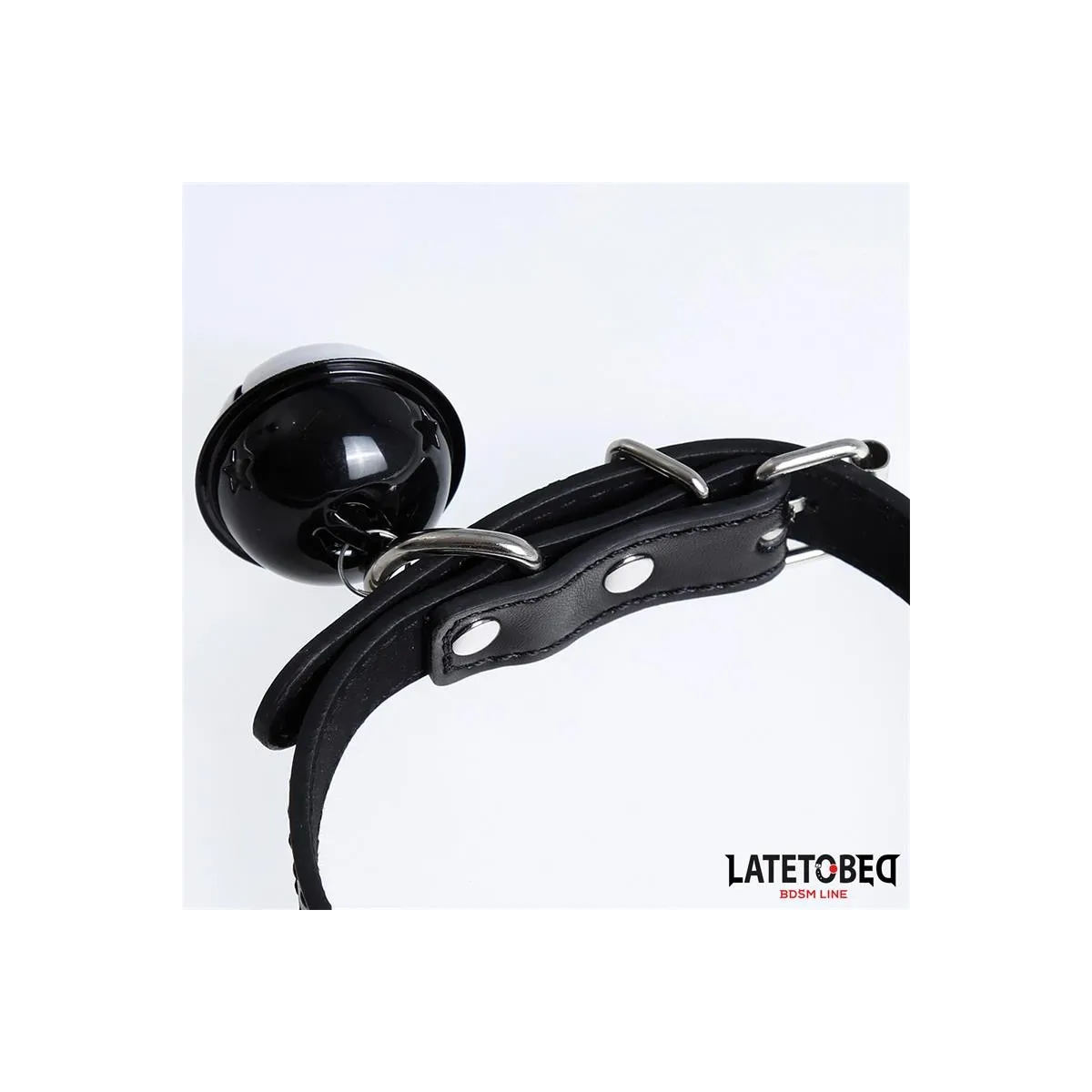 Halsband mit Glocke Schwarz Verstellbar von Latetobed BDSM Line | Fesselliebe.de