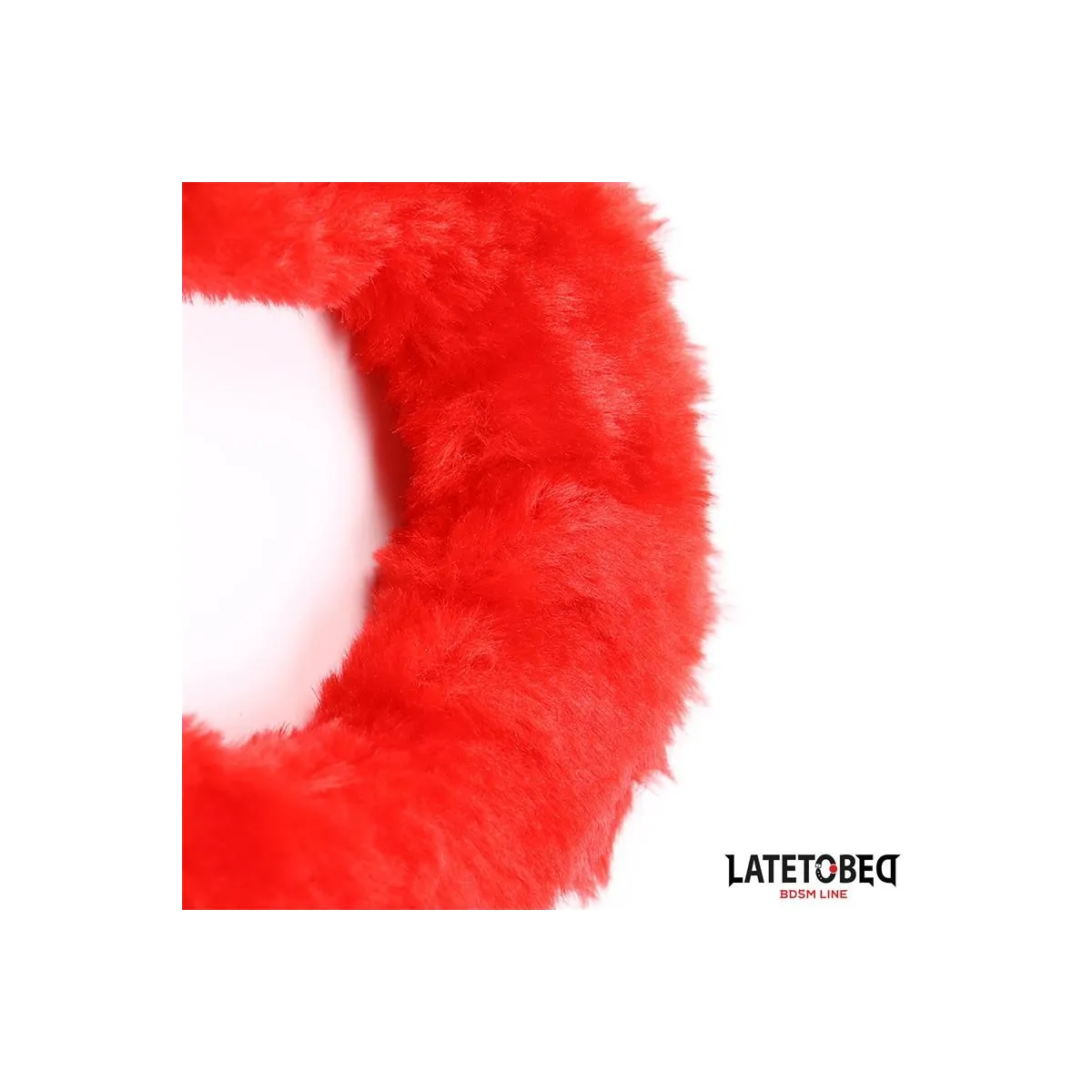 Fell-Fussfesseln Rot von Latetobed BDSM Line | Fesselliebe.de