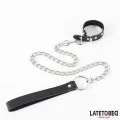 Schnallenverschluss Ring mit Leine von Latetobed BDSM Line