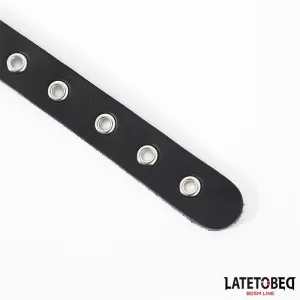 Schnallenverschluss Ring mit Leine von Latetobed BDSM Line