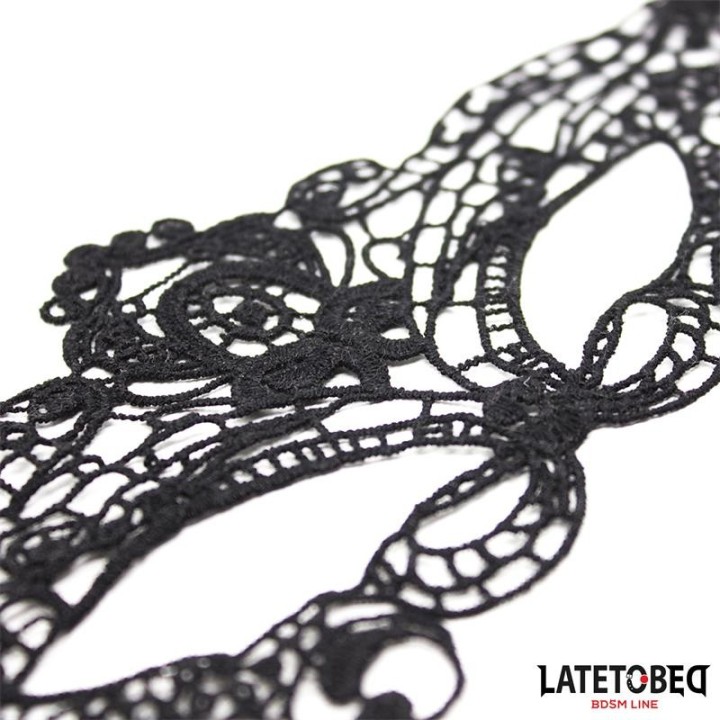 Elegante Maske Schwarz von Latetobed BDSM Line | Fesselliebe.de