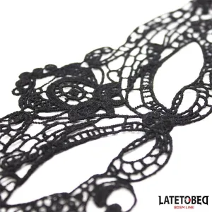 Elegante Maske Schwarz von Latetobed BDSM Line