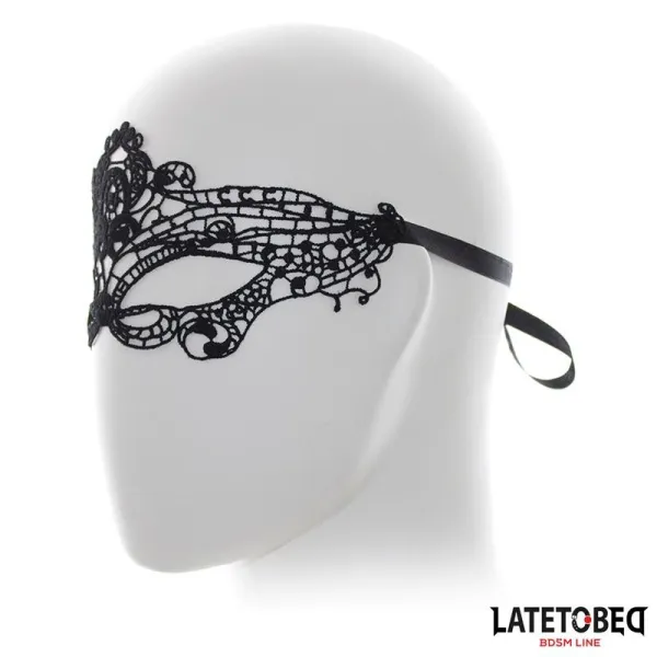 Elegante Maske Schwarz von Latetobed BDSM Line | Fesselliebe.de