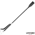 Klassische Peitsche Silber Details 60 cm von Latetobed BDSM Line