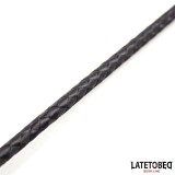 Klassische Peitsche Silber Details 60 cm von Latetobed BDSM Line | Fesselliebe.de