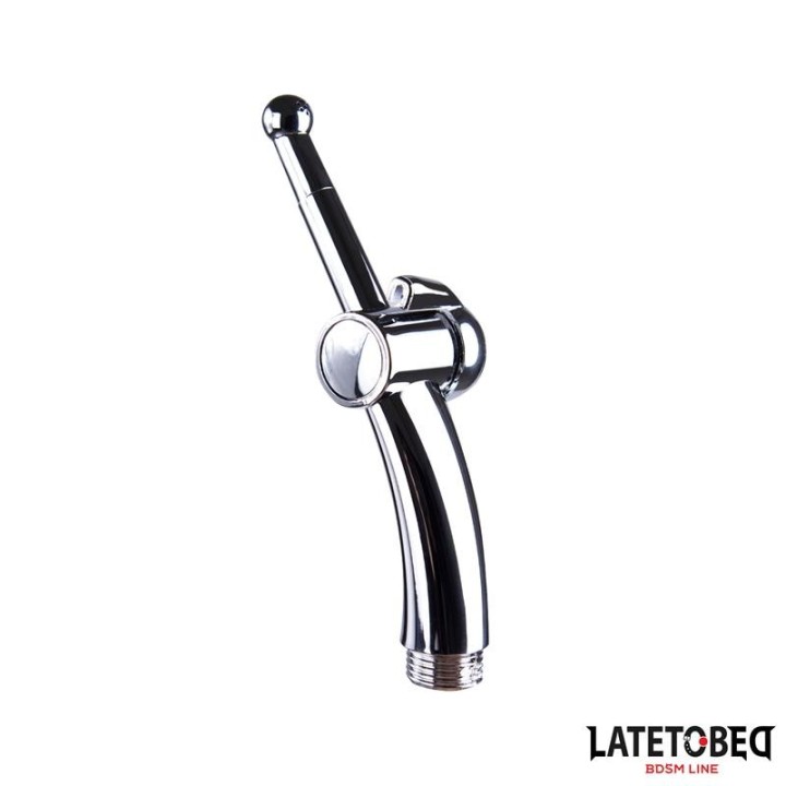 Analdusche mit Verschlusssystem Chrom von Latetobed BDSM Line | Fesselliebe.de