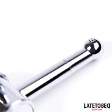 Analdusche mit Verschlusssystem Chrom von Latetobed BDSM Line | Fesselliebe.de