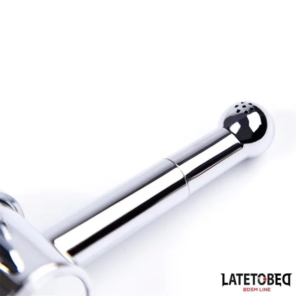 Analdusche mit Verschlusssystem Chrom von Latetobed BDSM Line | Fesselliebe.de
