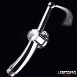 Analdusche mit Verschlusssystem Chrom von Latetobed BDSM Line | Fesselliebe.de