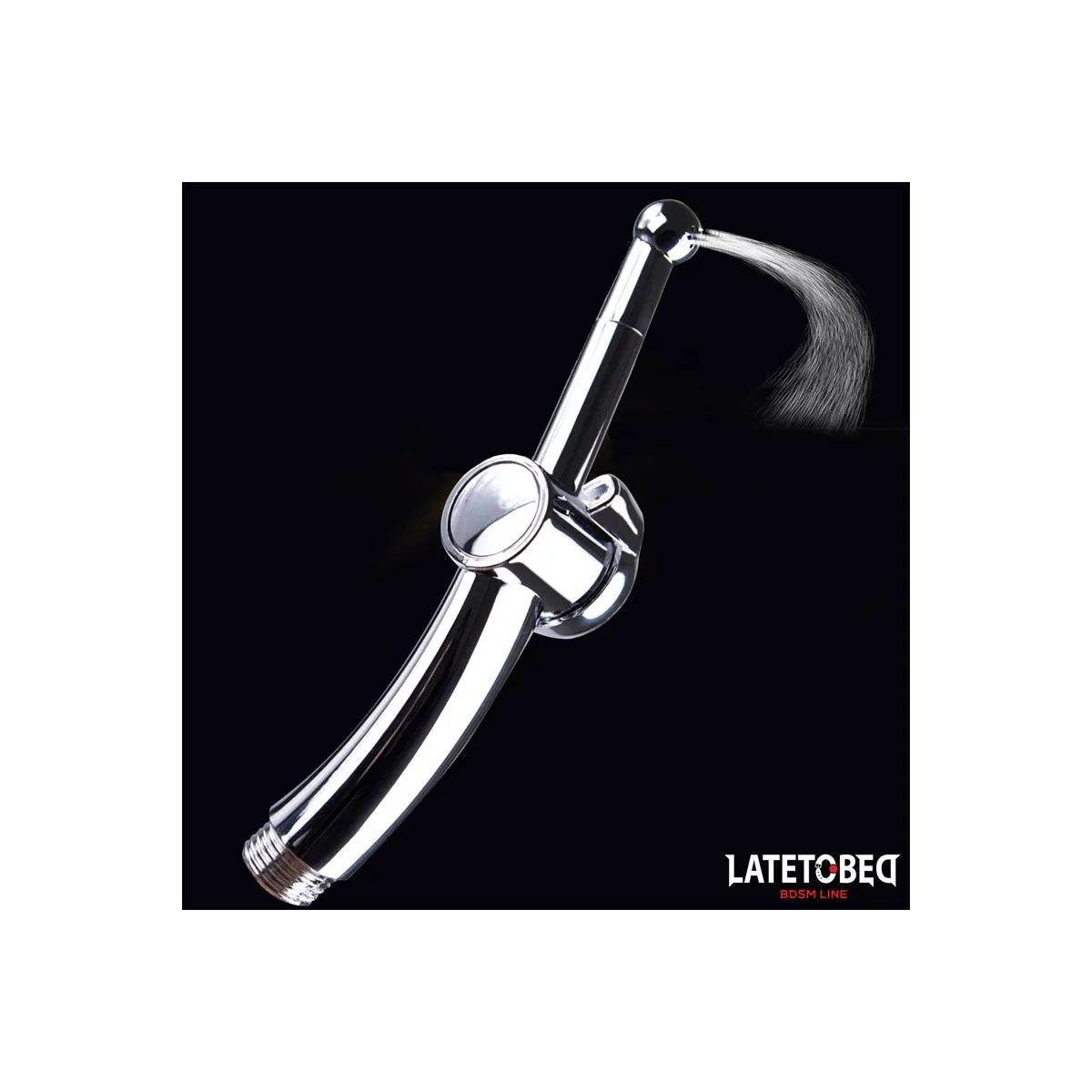Analdusche mit Verschlusssystem Chrom von Latetobed BDSM Line | Fesselliebe.de