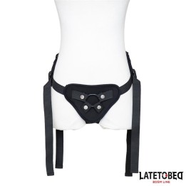 Spitzenrand-Umschnall-Dildo mit Silikonring von Latetobed BDSM Line | Fesselliebe.de