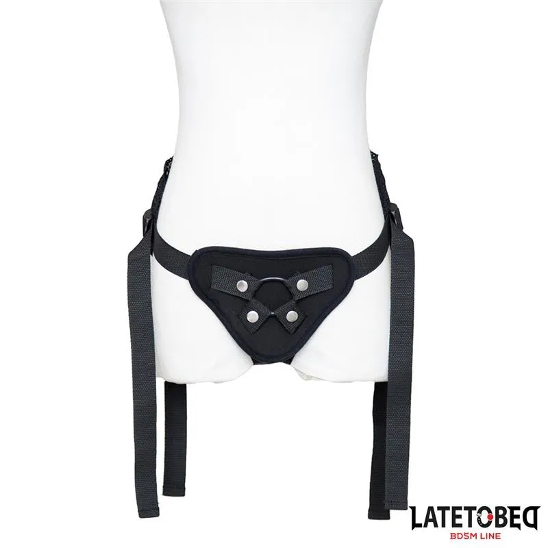 Spitzenrand-Umschnall-Dildo mit Silikonring von Latetobed BDSM Line | Fesselliebe.de