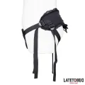 Spitzenrand-Umschnall-Dildo mit Silikonring von Latetobed BDSM Line