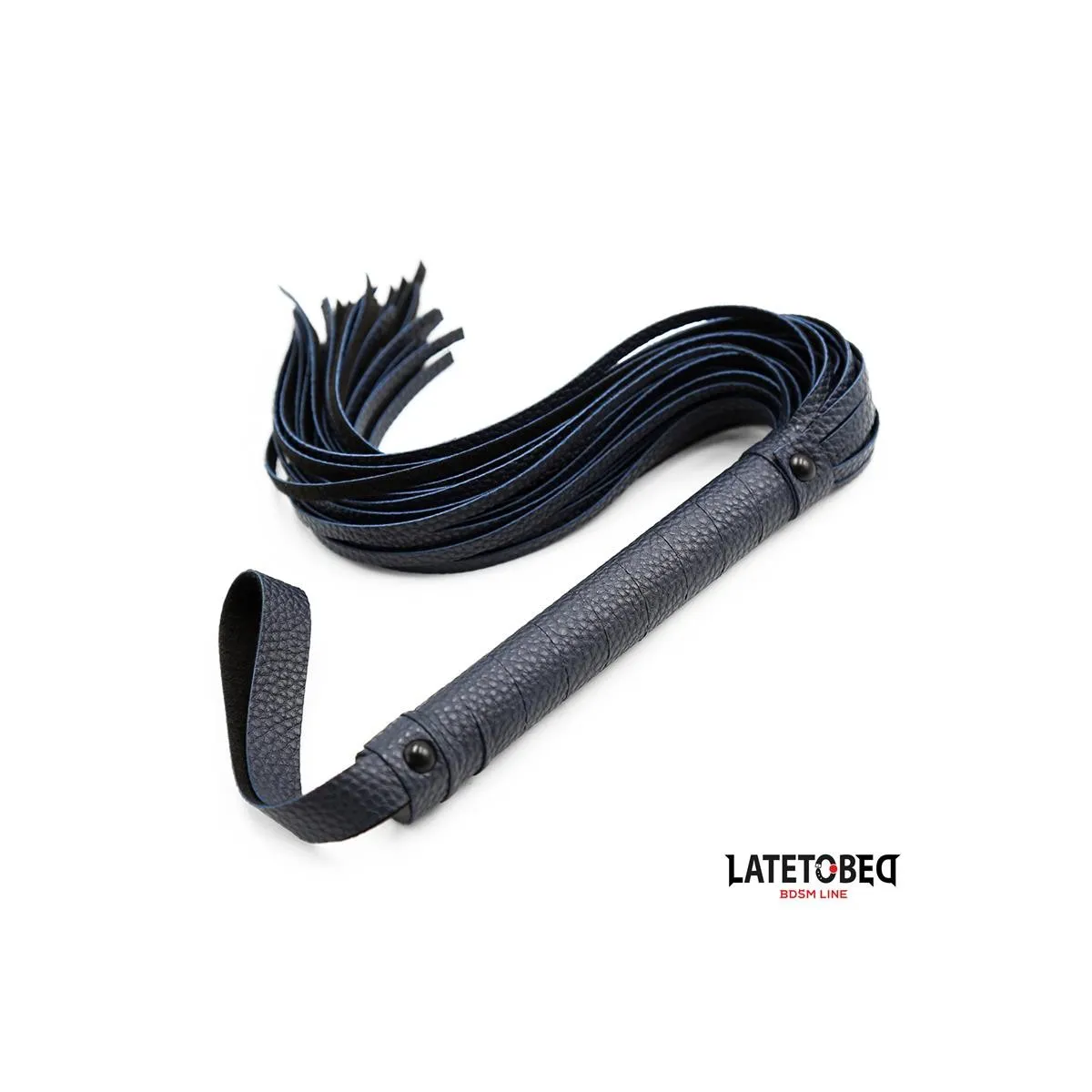 Dunkelblauer Flogger von Latetobed BDSM Line | Fesselliebe.de