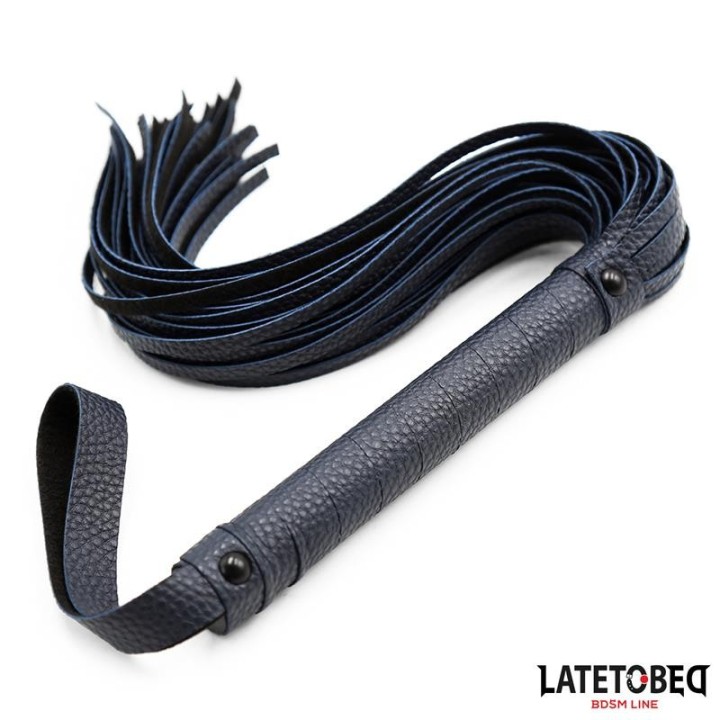 Dunkelblauer Flogger von Latetobed BDSM Line | Fesselliebe.de