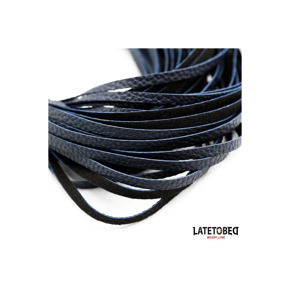 Dunkelblauer Flogger von Latetobed BDSM Line | Fesselliebe.de