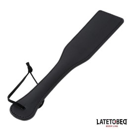 Bondage-Paddel, Silikon, Schwarz, 32 cm von Latetobed BDSM Line | Fesselliebe.de