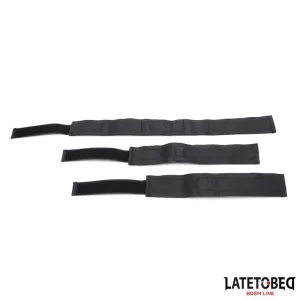 Halsband mit Handfesseln, Nylon von Latetobed BDSM Line