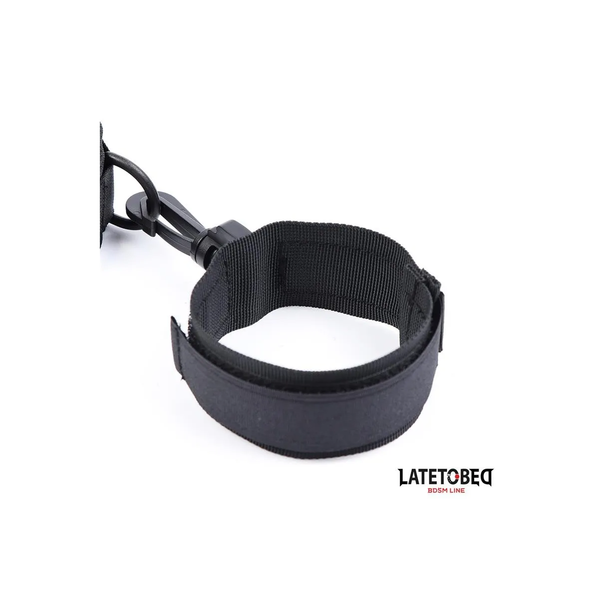 Halsband mit Handfesseln, Nylon von Latetobed BDSM Line | Fesselliebe.de