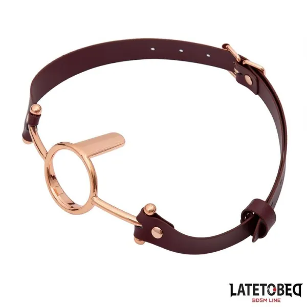 Leder O-Ring-Knebel von Latetobed BDSM Line | Fesselliebe.de