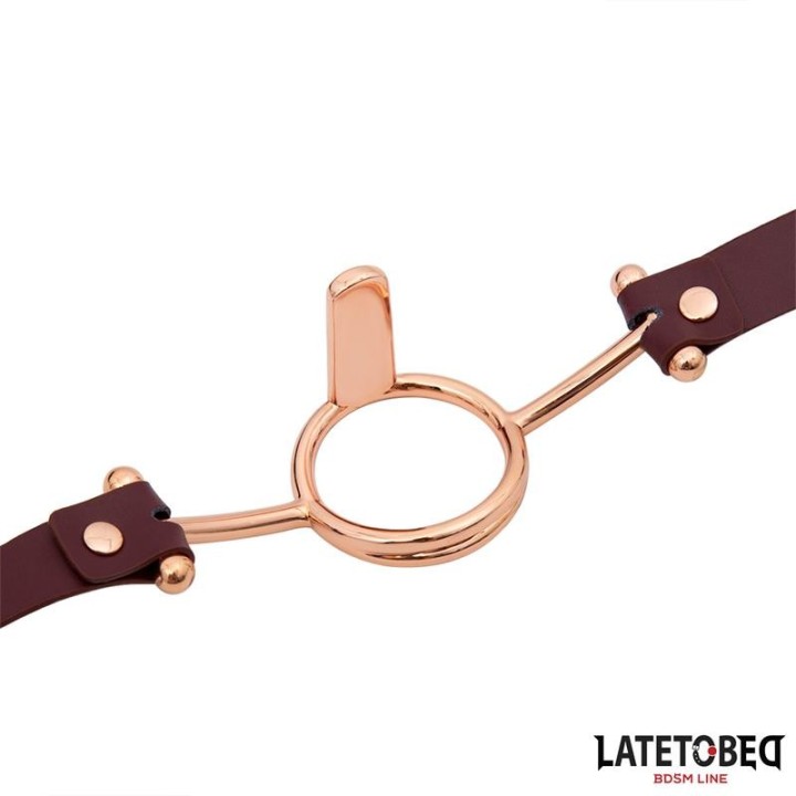 Leder O-Ring-Knebel von Latetobed BDSM Line | Fesselliebe.de