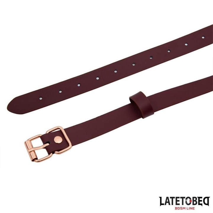 Leder O-Ring-Knebel von Latetobed BDSM Line | Fesselliebe.de