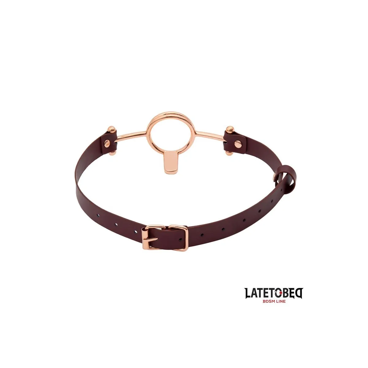 Leder O-Ring-Knebel von Latetobed BDSM Line | Fesselliebe.de
