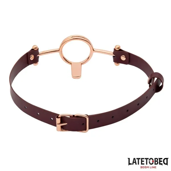 Leder O-Ring-Knebel von Latetobed BDSM Line | Fesselliebe.de