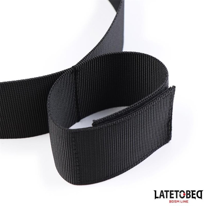 Hand- und Oberschenkel-Fesseln, Nylon von Latetobed BDSM Line | Fesselliebe.de