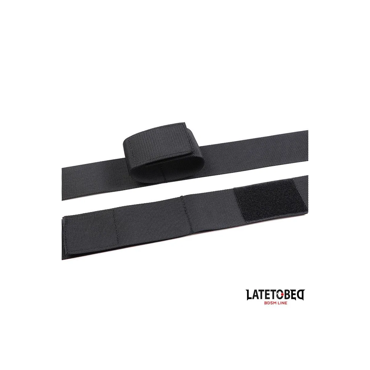 Hand- und Oberschenkel-Fesseln, Nylon von Latetobed BDSM Line | Fesselliebe.de