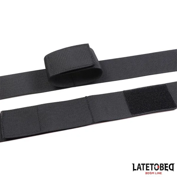 Hand- und Oberschenkel-Fesseln, Nylon von Latetobed BDSM Line | Fesselliebe.de