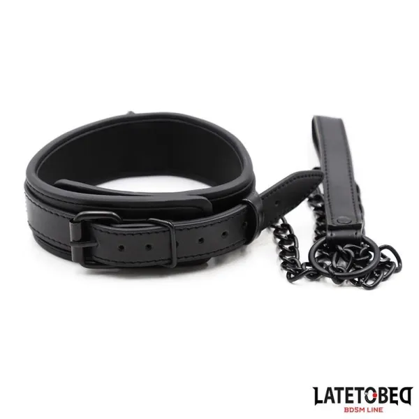 Neopren-Bondage-Halsband und Leine von Latetobed BDSM Line | Fesselliebe.de