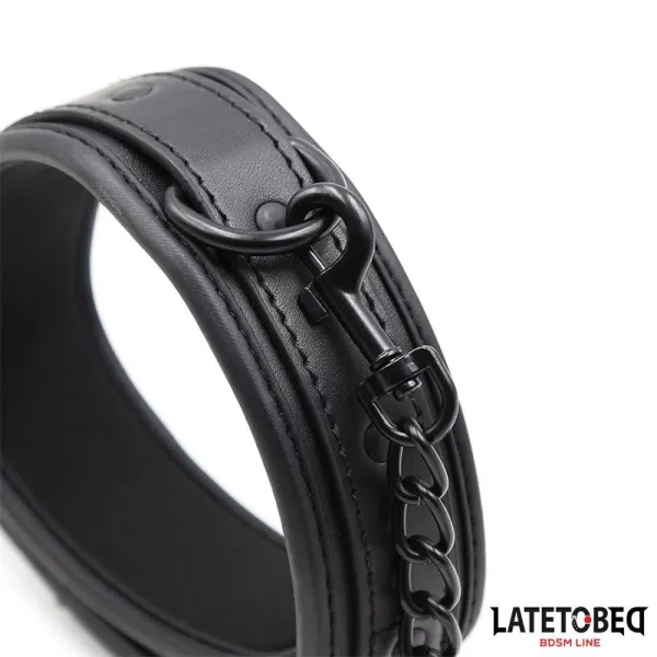 Neopren-Bondage-Halsband und Leine von Latetobed BDSM Line | Fesselliebe.de
