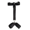 Knebelball mit Handschellen, Schwarz von Latetobed BDSM Line