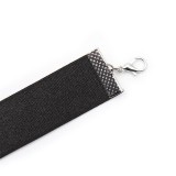 Halsband mit Schleife und Glocke 36 cm Grösse L Schwarz von Latetobed BDSM Line | Fesselliebe.de