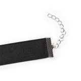 Halsband mit Schleife und Glocke 36 cm Grösse L Schwarz von Latetobed BDSM Line | Fesselliebe.de