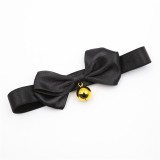 Halsband mit Schleife und Glocke 36 cm Grösse L Schwarz von Latetobed BDSM Line | Fesselliebe.de