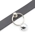 Halsband mit Reifen und Glocke Schwarz von Latetobed BDSM Line