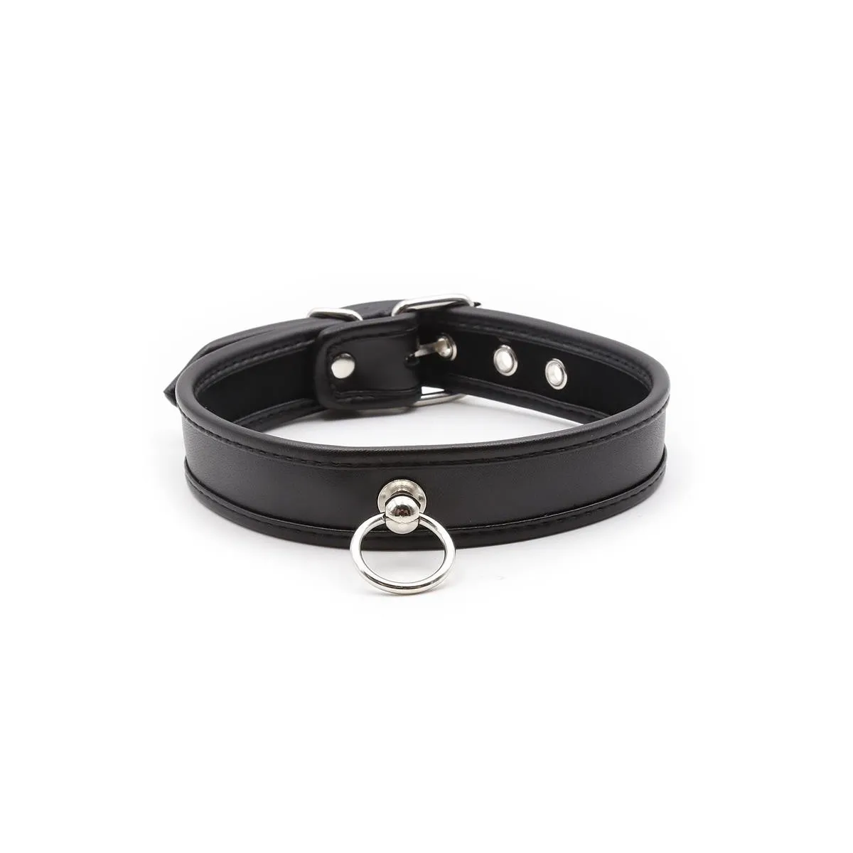 Halsband mit Reifen Schwarz von Latetobed BDSM Line | Fesselliebe.de