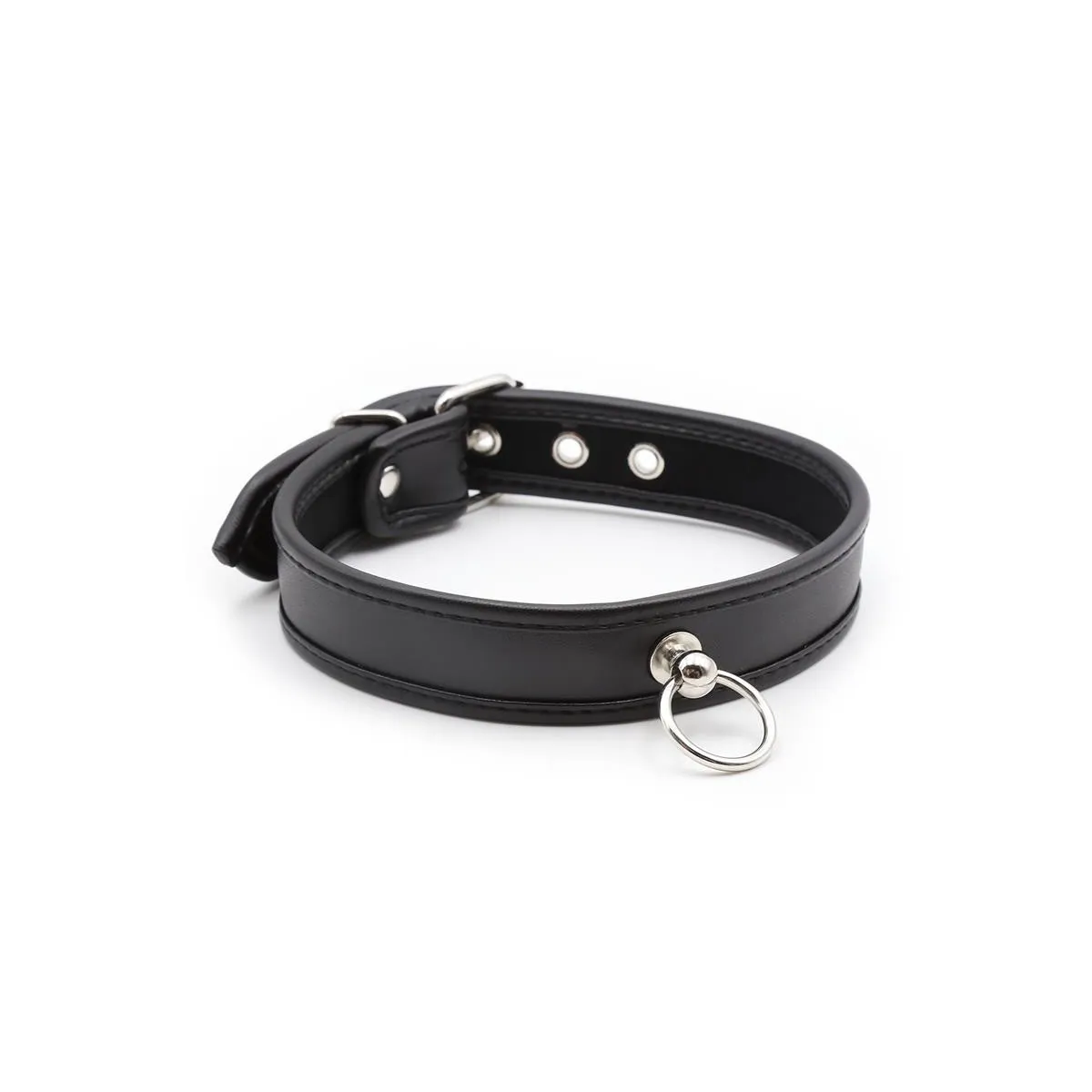 Halsband mit Reifen Schwarz von Latetobed BDSM Line | Fesselliebe.de
