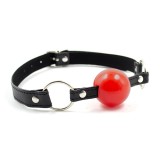 Ballknebel Schwarz/Rot von Latetobed BDSM Line | Fesselliebe.de