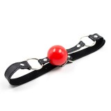 Ballknebel Schwarz/Rot von Latetobed BDSM Line | Fesselliebe.de