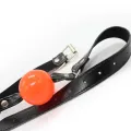 Ballknebel Schwarz/Rot von Latetobed BDSM Line