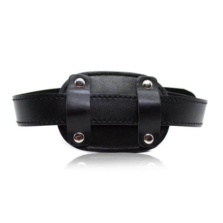 Verschliessbarer Langer Penis 10 cm Knebelball Schwarz von Latetobed BDSM Line | Fesselliebe.de
