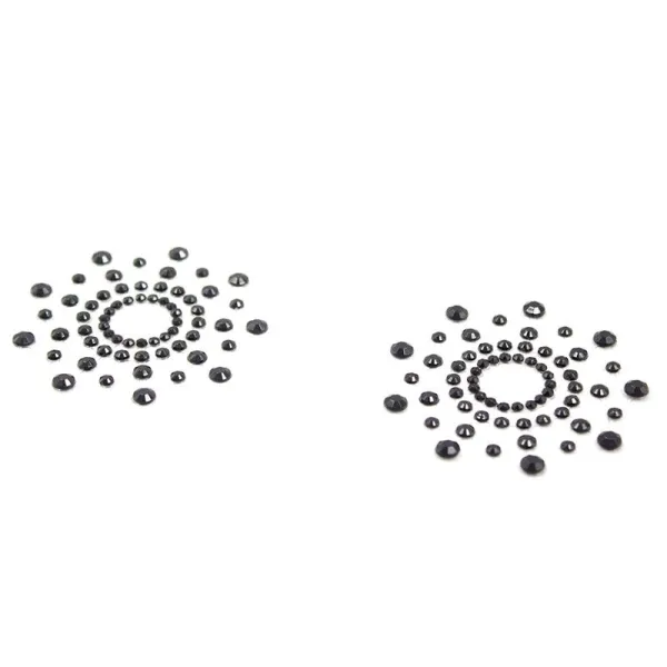 Schneeflocken-Nippelabdeckungen Schwarz von Latetobed BDSM Line | Fesselliebe.de