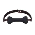 Knochen-Knebelball Silikon 12 cm Schwarz von Latetobed BDSM Line