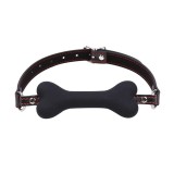 Knochen-Knebelball Silikon 12 cm Schwarz von Latetobed BDSM Line | Fesselliebe.de
