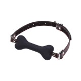 Knochen-Knebelball Silikon 12 cm Schwarz von Latetobed BDSM Line | Fesselliebe.de
