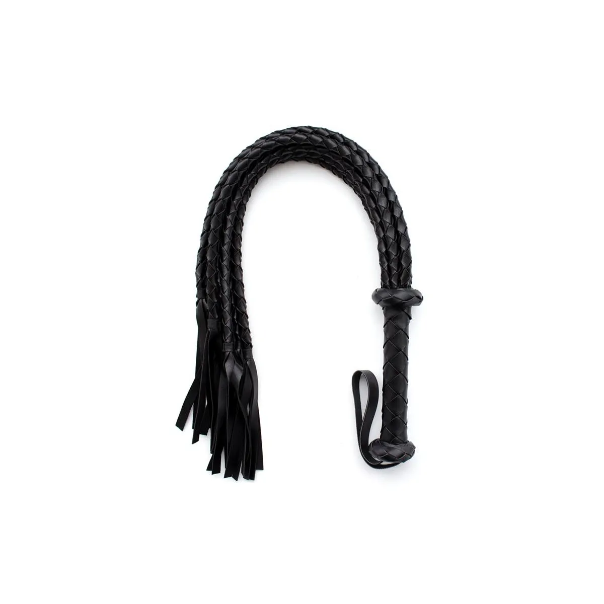 Geflochtene Peitsche 75 cm Schwarz von Latetobed BDSM Line | Fesselliebe.de